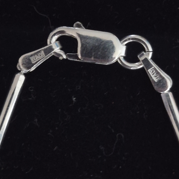 .925 Sterling Silver 16-inch Necklace Brand new - Picture 2 of 5